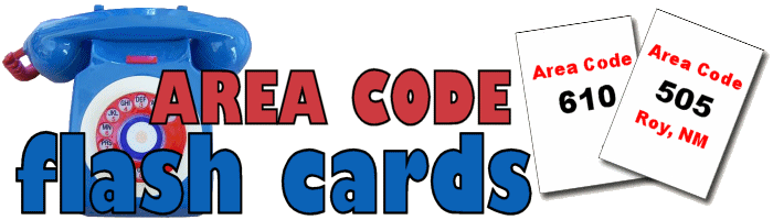 Area Code Flash Cards