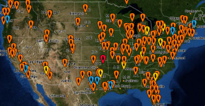 PLA's Frappr Map