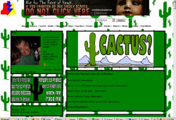 Myspace Layout - Cactus