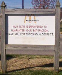 McDonald's Sign Prank