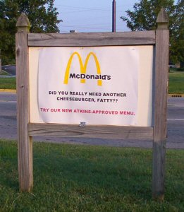 McDonald's Sign Prank