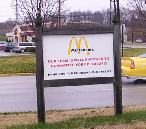 McDonald's Sign Prank