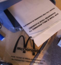 McDonald's Sign printout