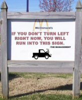 McDonald's Sign Prank