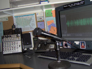 PLA Radio studio - click to enlarge